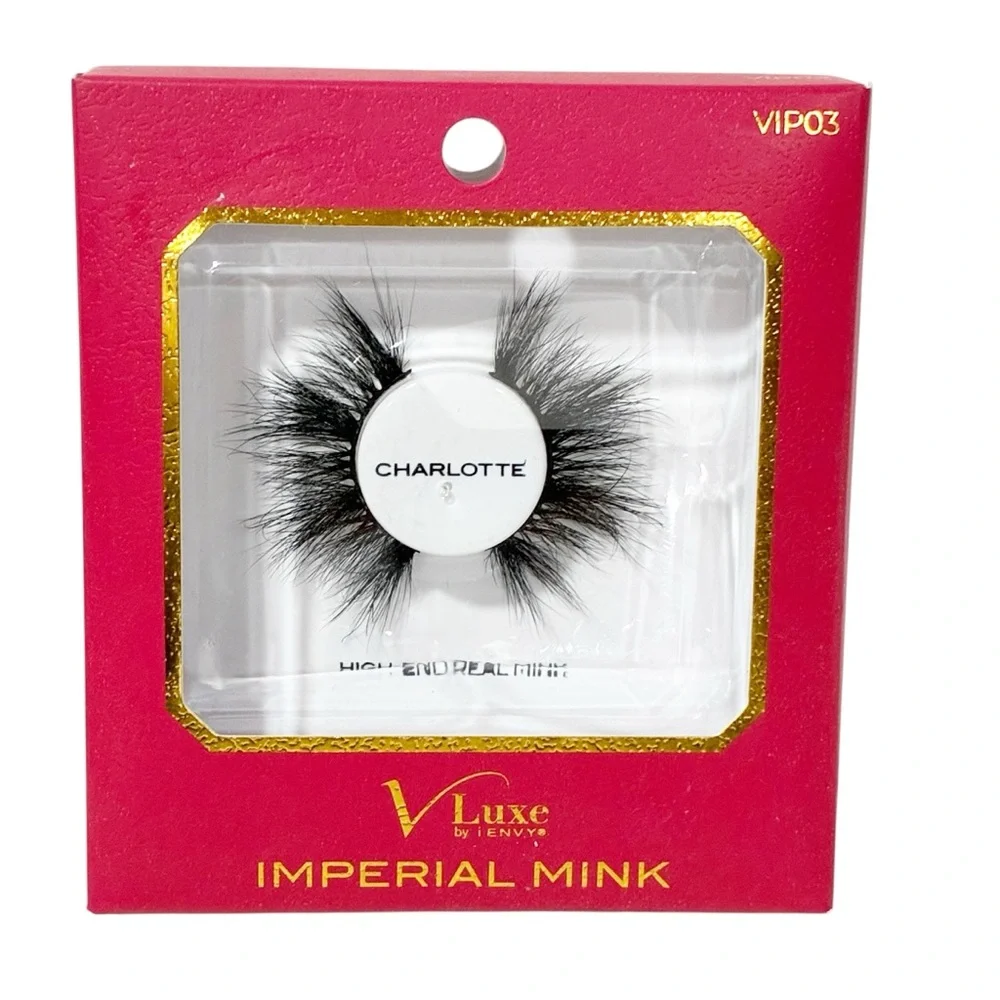 False Lashes Imperial Mink Wispy Fluffy Volume Extension Eyelashes CHARLOTTE NEW